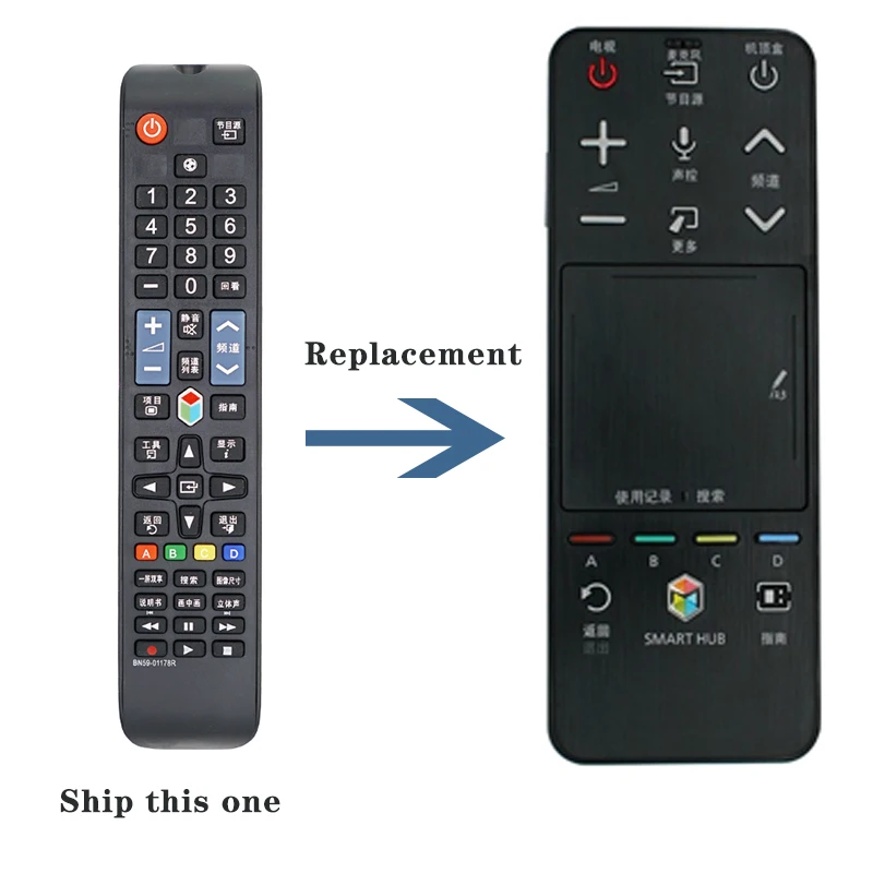 AA59 00817A сменный пульт дистанционного управления для Samsung 3d smart tv UA55F8000J UA46F6400AJ
