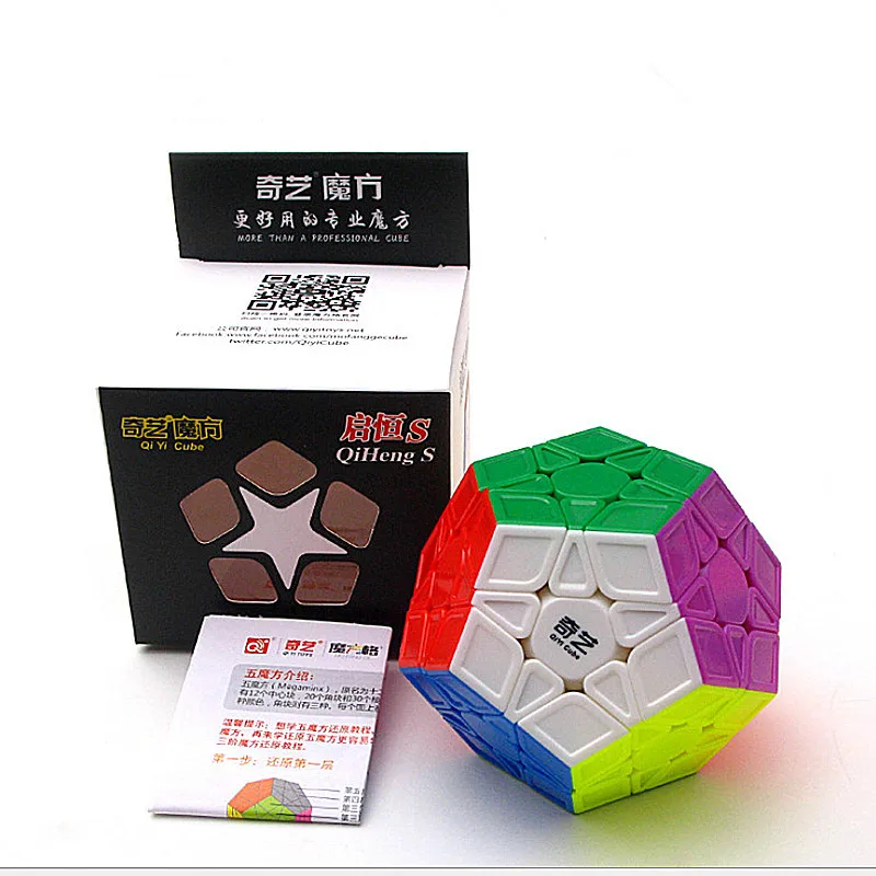 

QIYI Megaminxeds куб 3x3x3, Magico куб 3 Слои Скорость Профессиональный Кубик Рубика от 12 Сторон Головоломка Куб волшебные игрушки для детей, подарки на д...