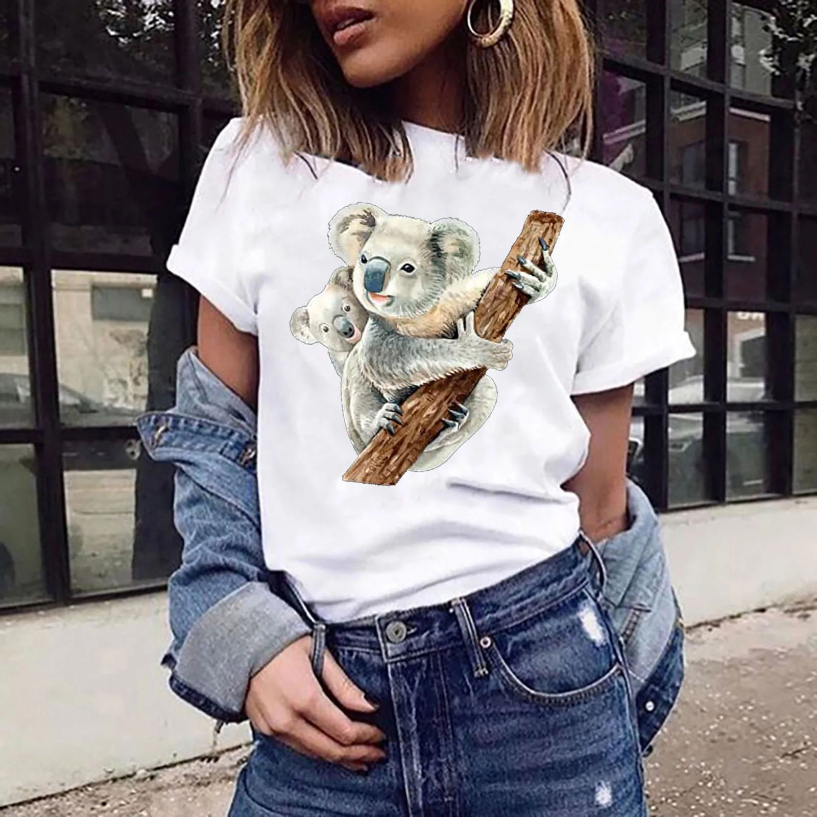 

Футболка женская с забавным принтом, офисный топ из модала, с надписью Sloth Say для молодых работников и коллег, на лето