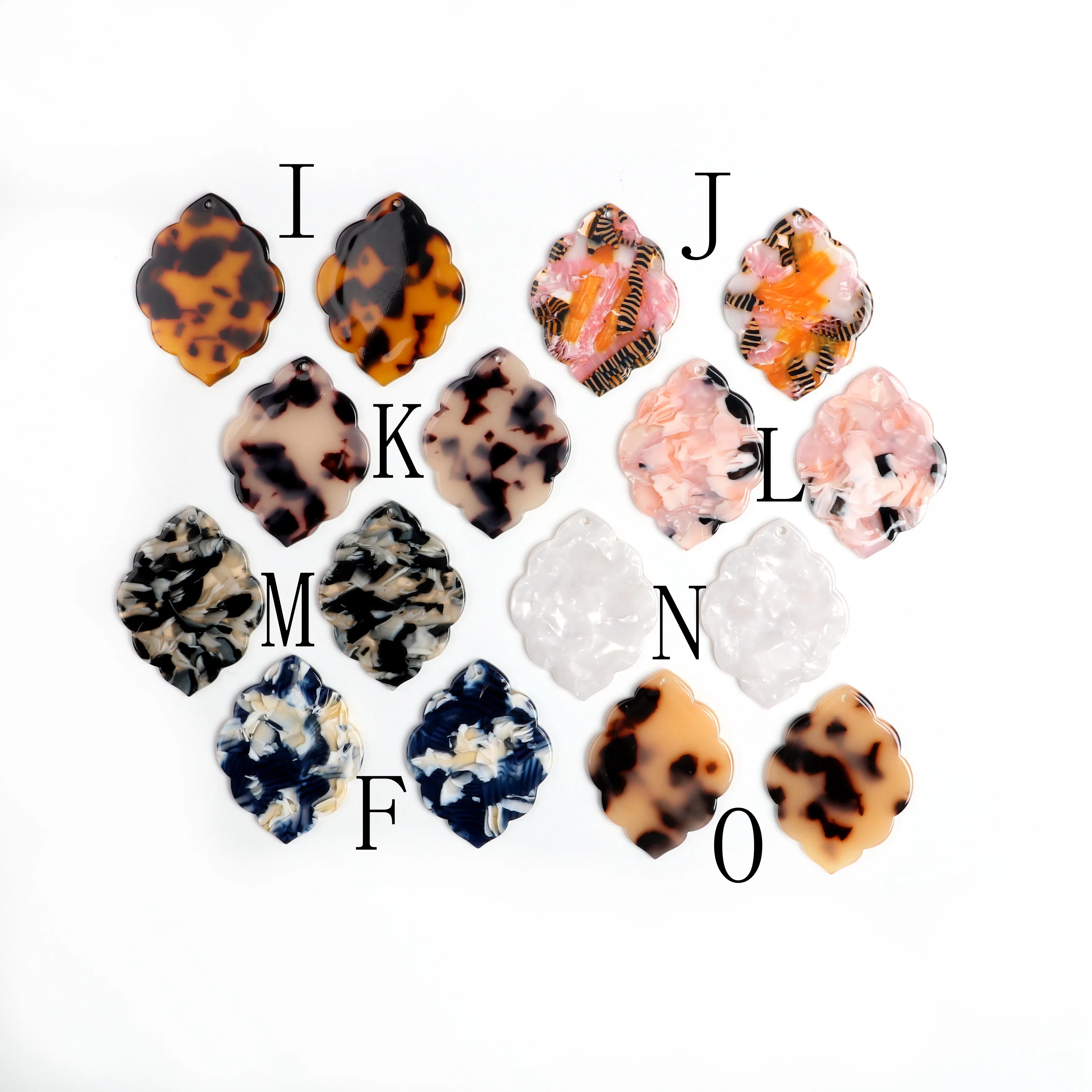 Подвески для сережек в виде черепаховой ракушки ацетатные акриловые подвески