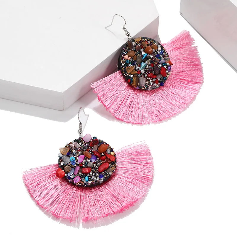 Женские серьги ручной работы в богемном стиле | Украшения и аксессуары