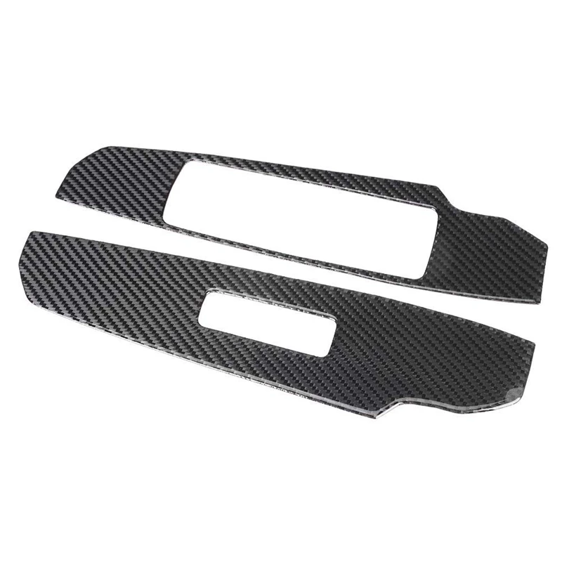 Верхние 4 шт. автомобильные стеклоподъемники из углеродного волокна панель