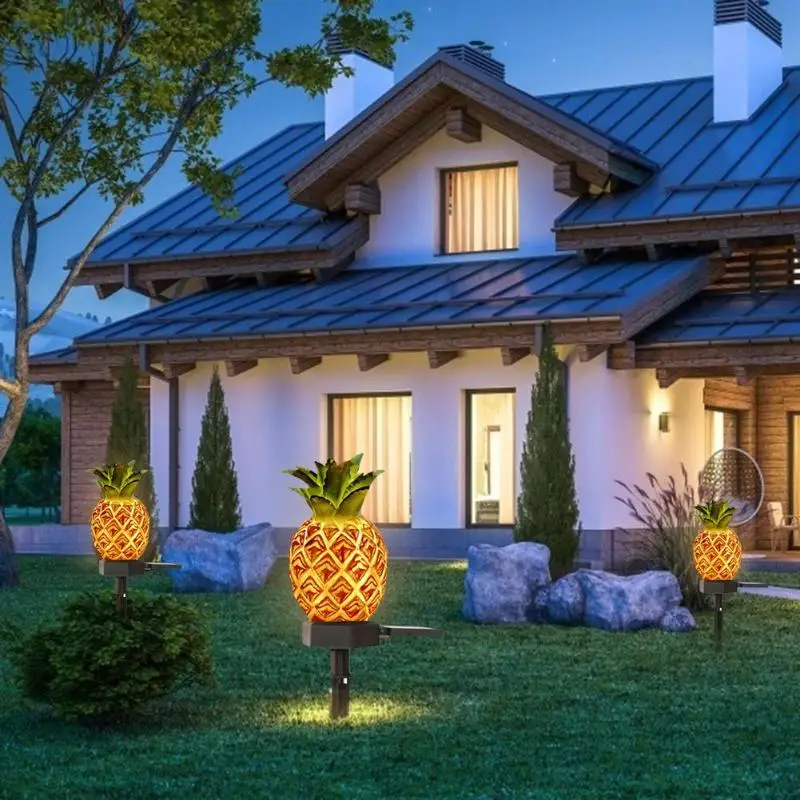 

Светодиодный светильник с ананасовым КАКТУСОМ, на солнечной батарее, с ручным управлением