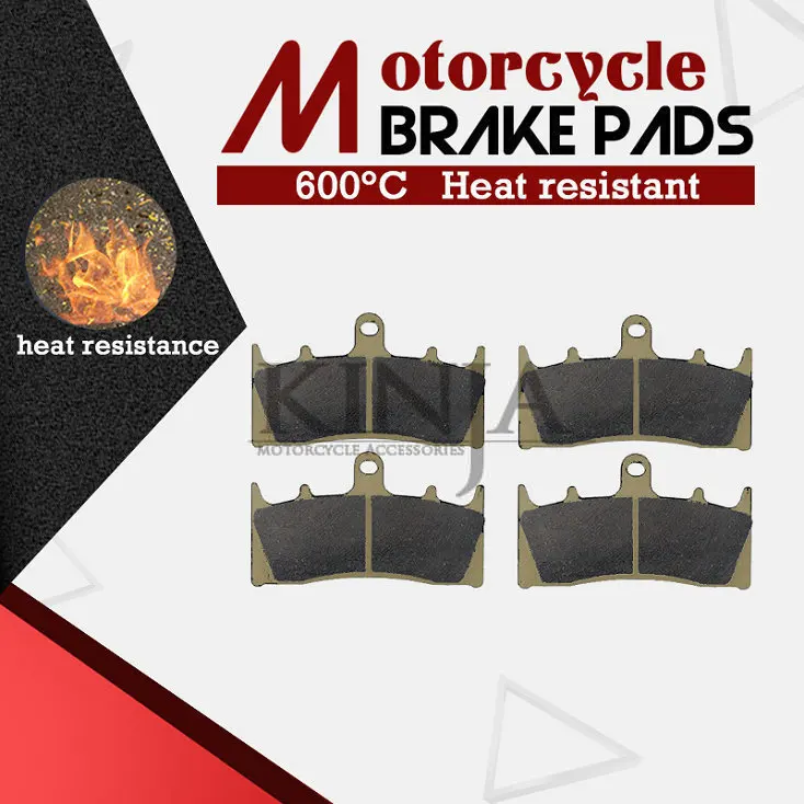 Мотоциклетные аксессуары мото передние тормозные колодки для Kawasaki ZX12R 00-03 VN 1500
