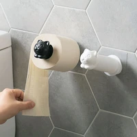 toilet paper holder creative wall mounted towel rack multi function punch free tissue hanger for kitchen bathroom organizer