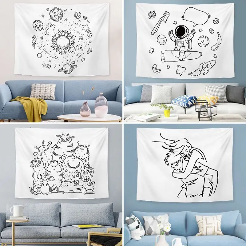 

Modern Simple Photography Background Cloth Bedroom Rectangle Polyester Tapestry Beach Towel Wall Hanging