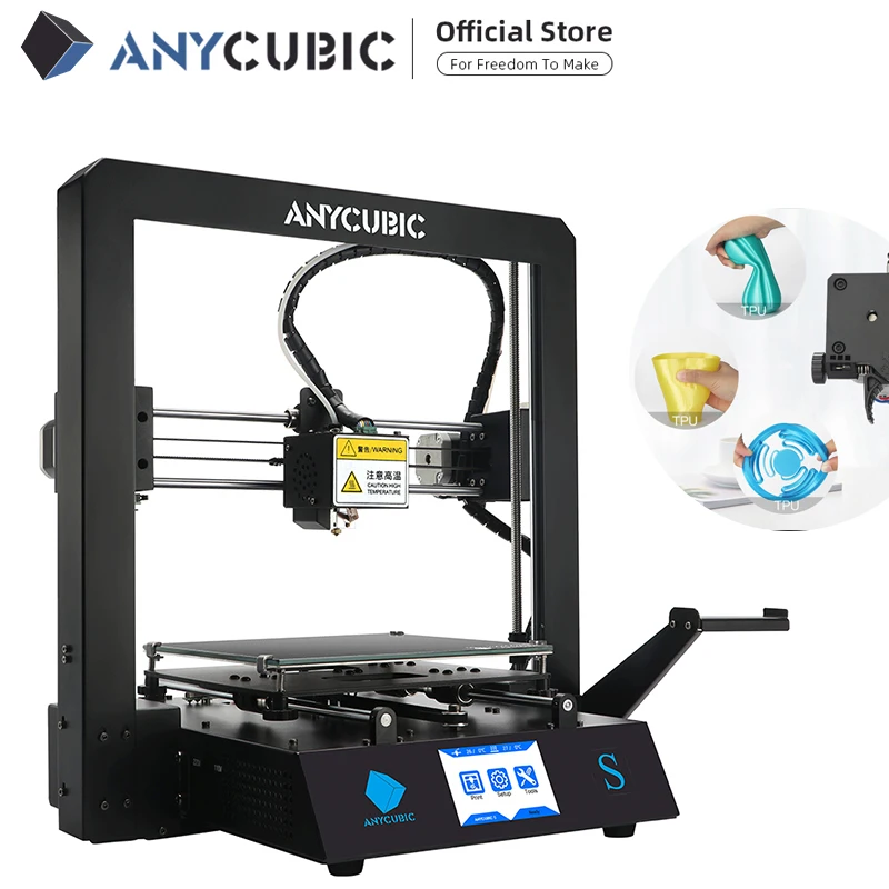 Anycubic 3d принтер Mega S DIY Набор TFT сенсорный экран высокая точность печати PLA 3D печать 1