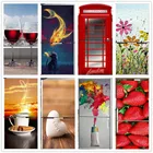 Наклейка на холодильник, ПВХ, самоклеящаяся, водостойкая, 60 х150 см