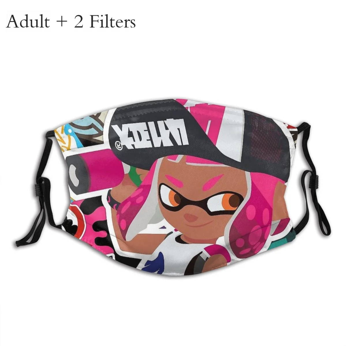 Маска для лица Splatoon с фильтрами мультиплеерская онлайн-стрельба конфронтация |