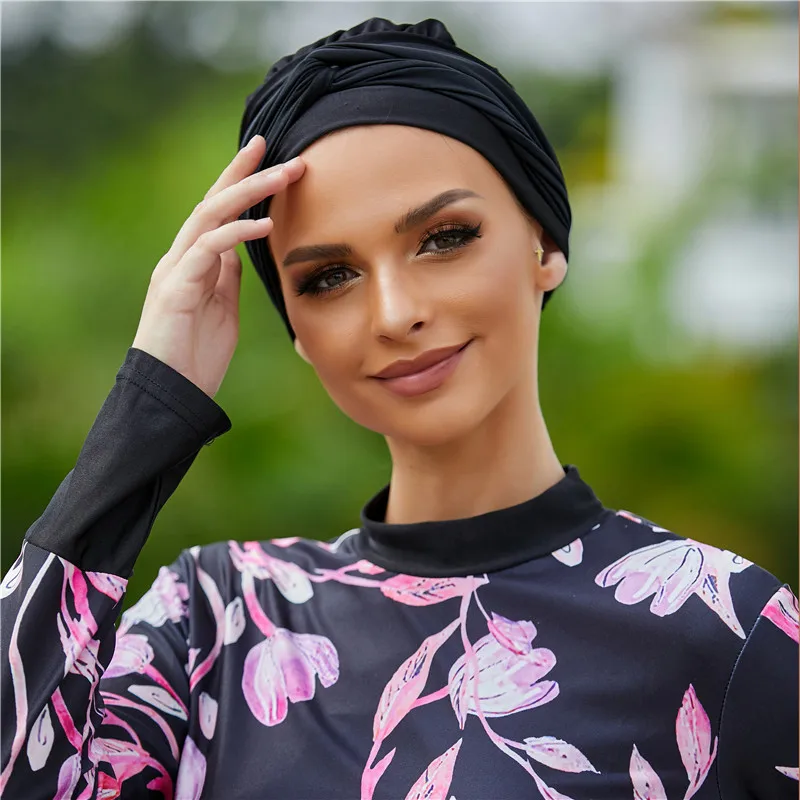 

Burkini Long Mujer Muslim Swimwear 3 Pieces Abaya Dubai Arabic Women Swimsuits Turkey Maillots De Bains Musulmans Ensemble