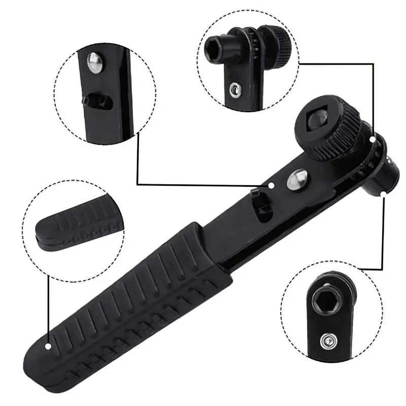 Отвертка с храповым механизмом 90 градусов из высокоуглеродистой стали 1/4 дюйма