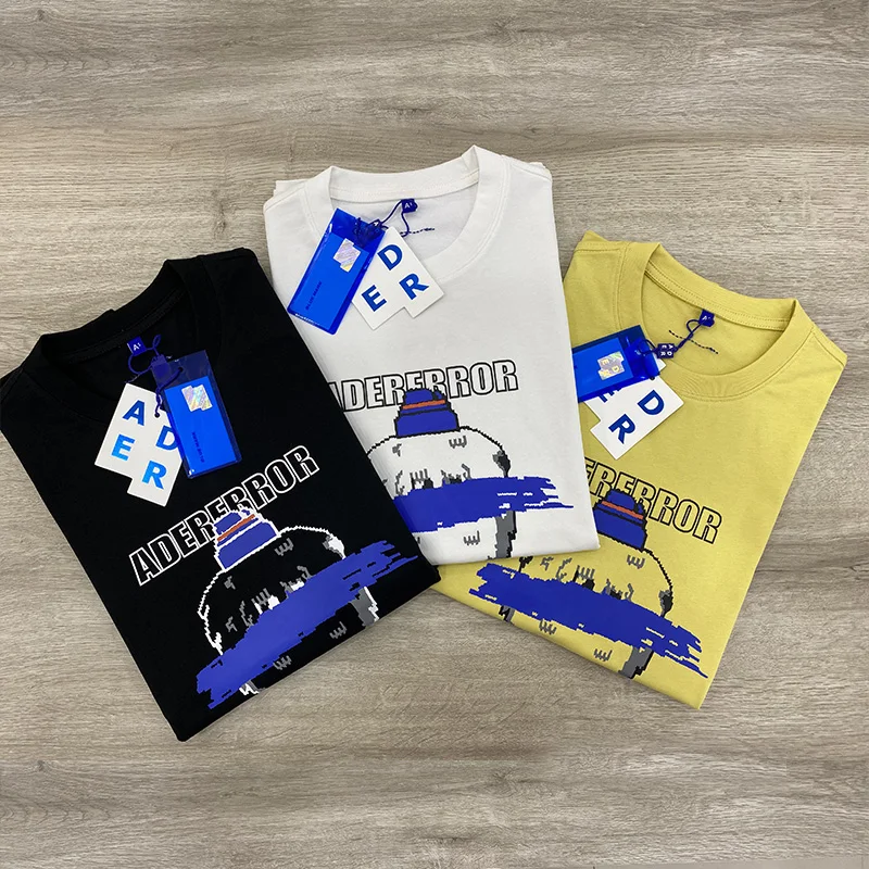 

ADER ERROR Snowman Printing T-shirts Men Women Adererror Tops Tee clothing oversized harajuku men t shirt
