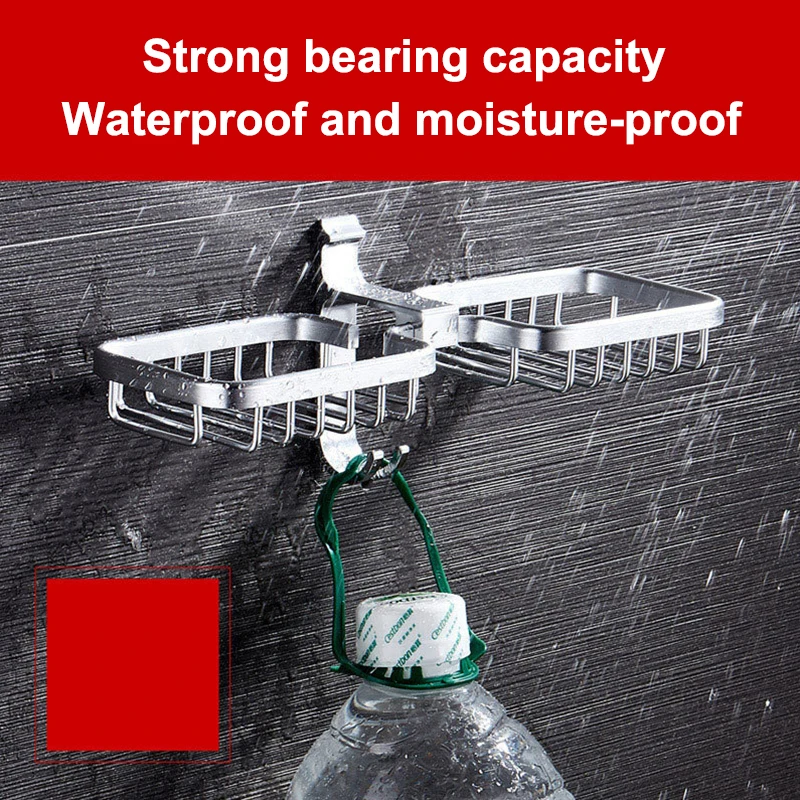 Подставка для мыла и в ванную комнату Алюминиевая Полка настенные аксессуары