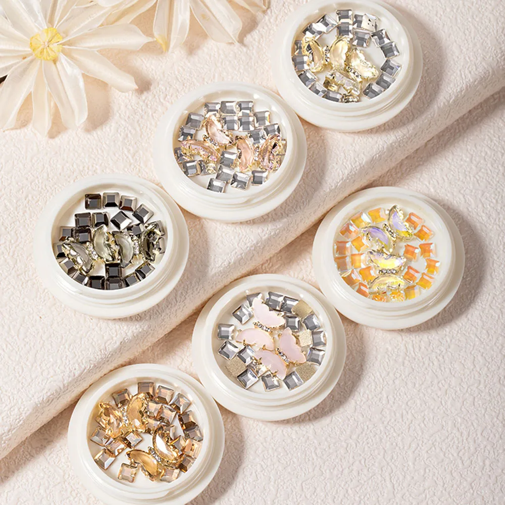 

Aurora Butterfly Super Flash Rhinestone Nail Art Jewelry Glamour Shiny Fashion Nail Art Decoration Manicure Accessories