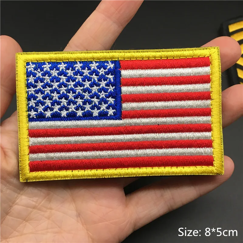 3D тактический значок военные нашивки для одежды армии США полоски на одежде