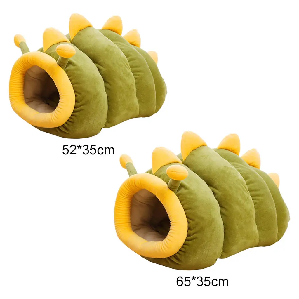 

Cave Bed Warming Kennel Hooded Cozy House Hideout Pet Cat Bed for Small Dogs Cats