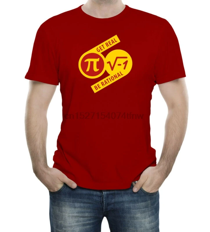 

Get Real Be Rational Irratioanal VS Imaginary T-Shirt 100% Soft Cotton(1)