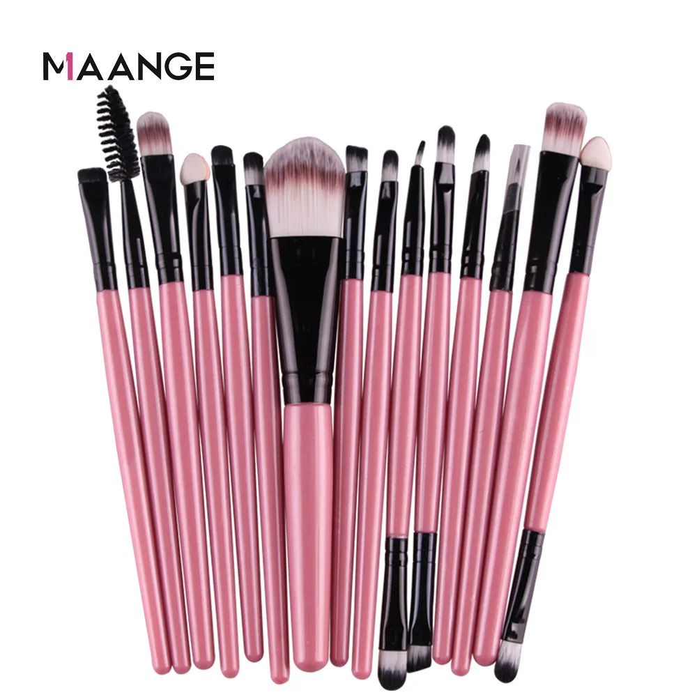 MAANGE Makeup Brushes Set Eye Shadow Foundation Powder Eyeliner Eyelash Cosmetict for Face Make Up Brush Tools | Красота и здоровье