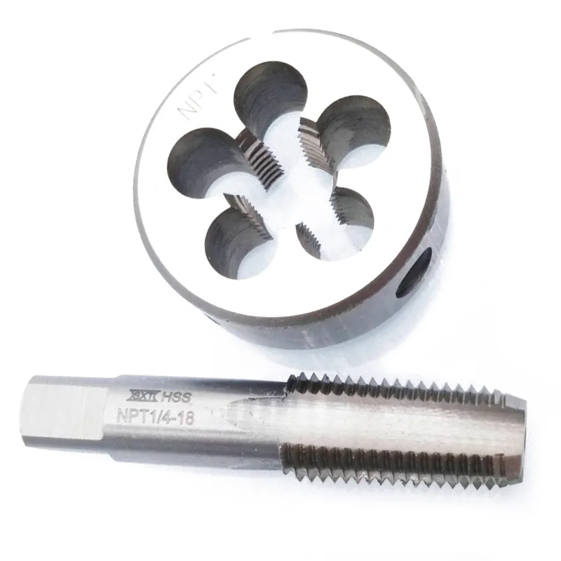 

High Speed Steel 1/4-18 NPT Tap Die Mold Metric Thread Right Hand Tool Durable
