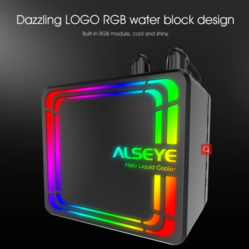 

HOT-ALSEYE H120 Water-Cooled Radiator RGB Water-Cooled Fan Integrated CPU Radiator for LGA 775 / 115X / 1366/2011 / AM2
