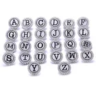 10 шт.лот, стразы, Смешанные Буквы, металлические круглые кнопки 12 мм, 18 мм, алфавит, искусственный алфавит, фурнитура сделай сам для ювелирных изделий, подходят для ювелирных изделий