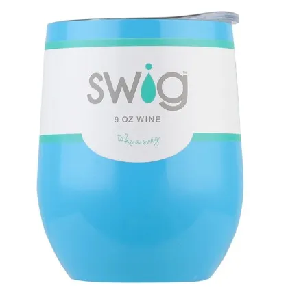 Глоток яйцо стакан для пива 9oz Swig Вино Кубок Нержавеющая сталь вакуумный Кофе ИСО