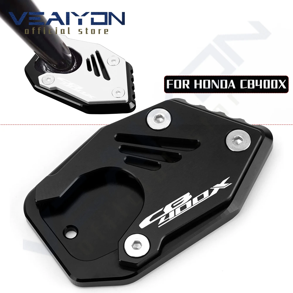 For HONDA CB400X CB 400X CB400 X 2019 2020 Motorcycle Accessories Side Stand Pad Plate Kickstand Enlarger Support Extension Pad