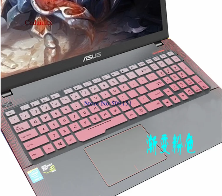 Для Asus ROG Strix GL553VD GL553 FZ53VD FX553VE FX553VD FX53VW GL753VE ZX53VW 15 17 дюймов Тетрадь крышка клавиатуры