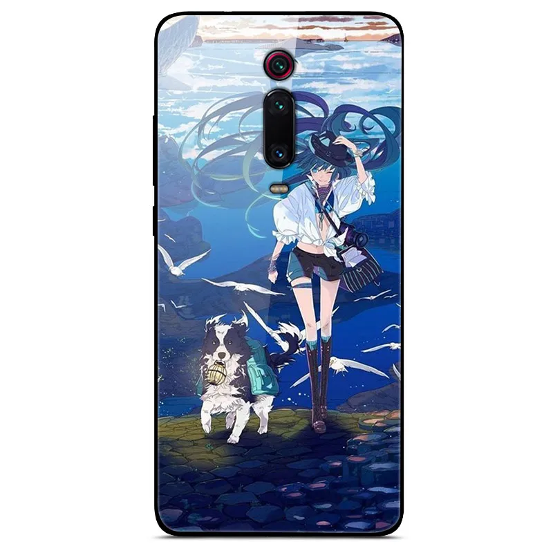 47 Tempered Glass Case For Xiaomi mi 9T Cover Mi9T Pro Soft Bumper 3D Cat Printing Funda For Xiaomi mi 9T Pro mi9T Mi9 T Phone Case - Цвет: 47