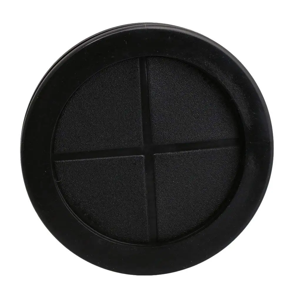 4 шт 80 мм черная круглая форма двухсторонняя Закрытая пустая резиновая Проводка