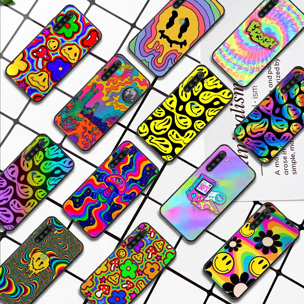 

Indie Kids Art Phone Case For Xiaomi Redmi Note 7 8 8T 9 9S 4X 7 7A 9A K30 Pro Ultra black Cover Pretty Coque Tpu Cell Painting