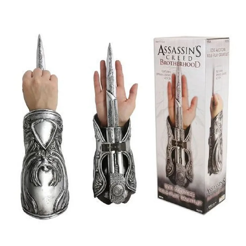 

NECA Action Figure Assassin's Creed 3 God Blade Ezio COSPLAY Props 1:1 Sleeve Sword and Sleeve Arrows Can Be Ejected