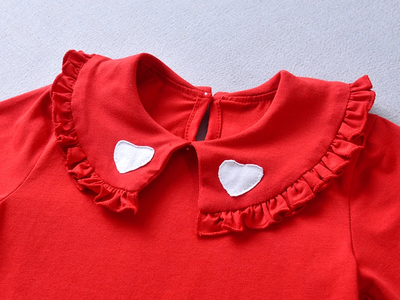 baby girls clothes spring t-shirts long-sleeve lovely princess tshirt cotton o-neck female children clothing top tees