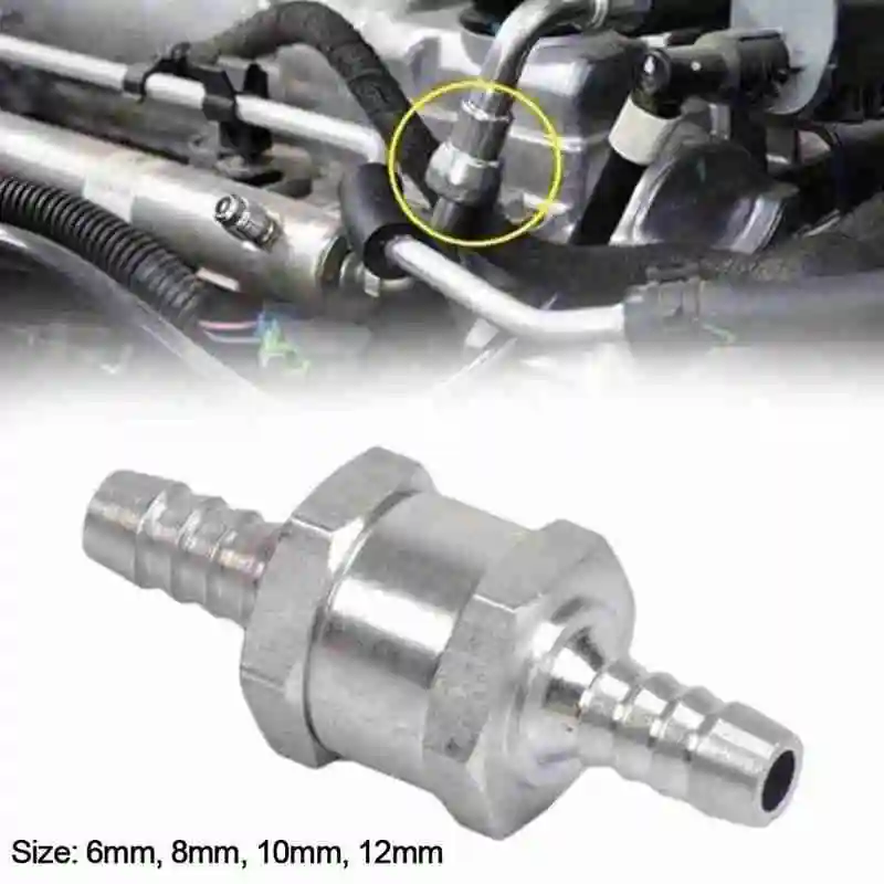 Автозапчасти алюминиевый топливный насос односторонний обратный клапан 6 мм 8 10 12