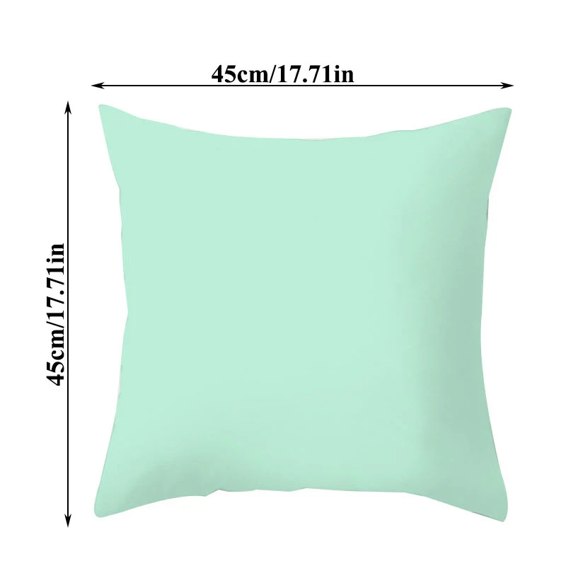 

Mint Green Blue Cushion Covers Peach Skin Modern Nordic Geometric Throw Pillows Cover Sofa Decorative Living Room Pillows Case