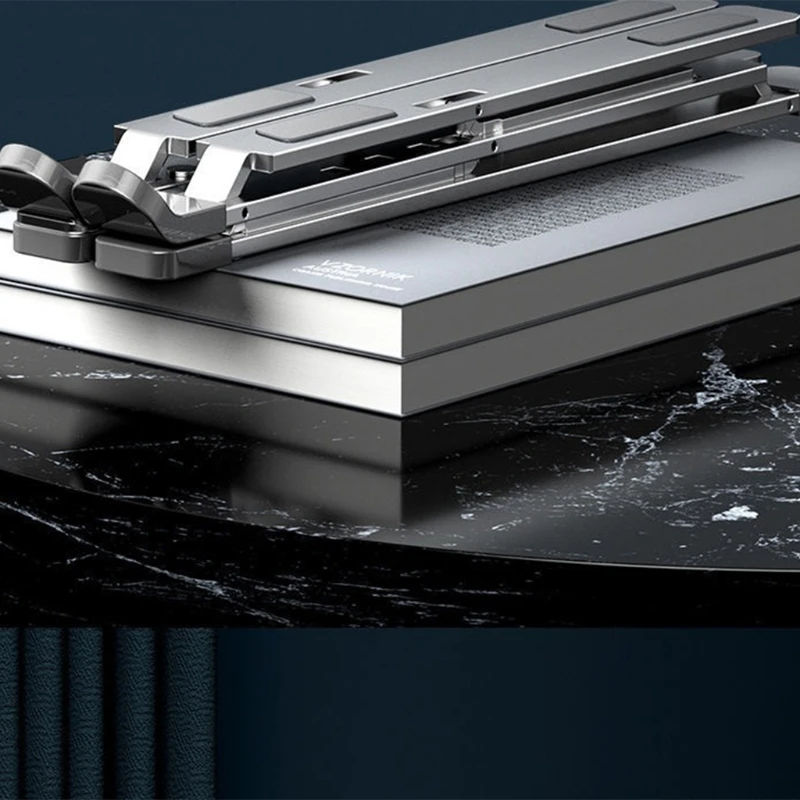 

Y1AA Aluminum Alloy Cooling Pad Holder Desktop Bracket Adjustable Stand for Laptops