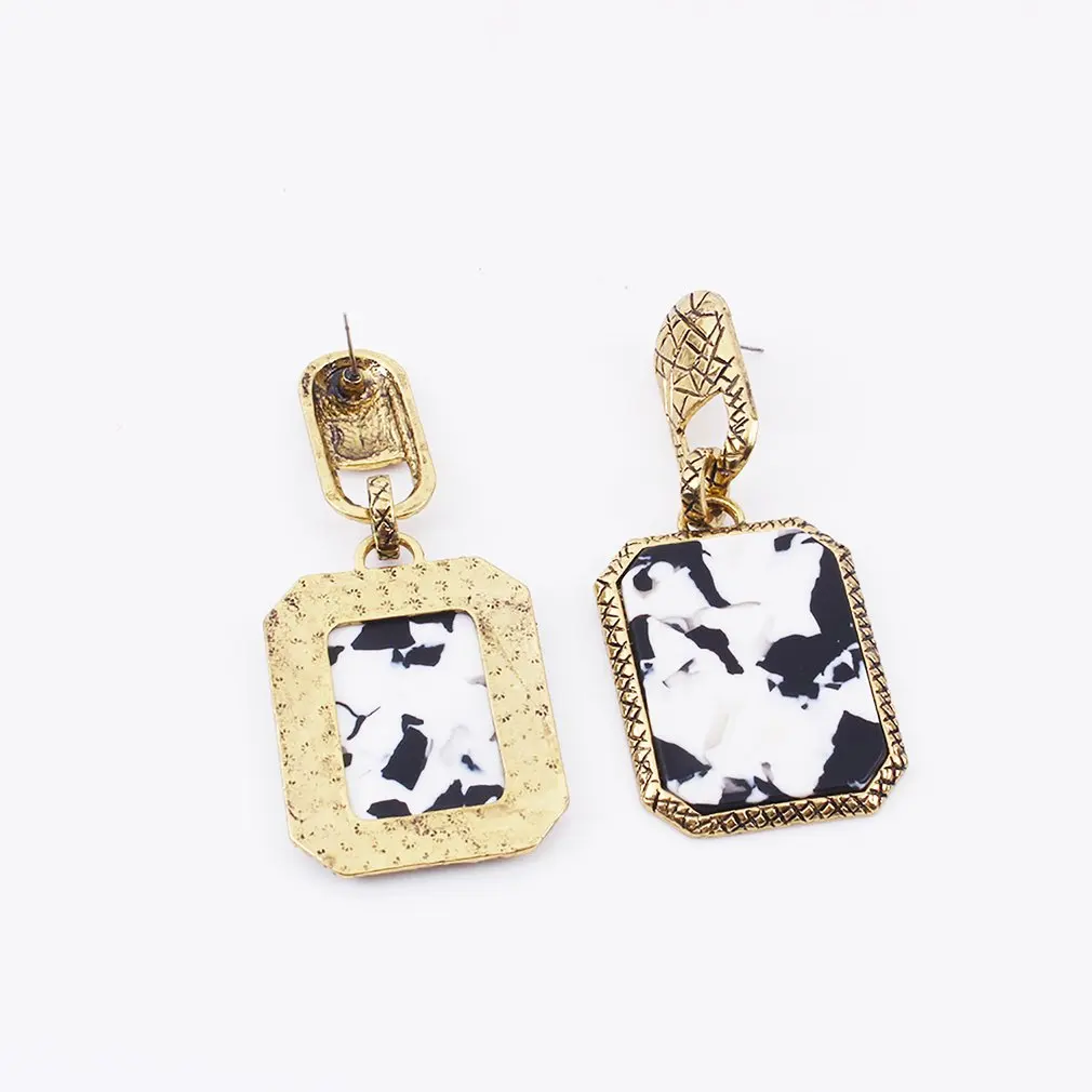 Women Leopard Print Dangle Earrings Personality Gorgeous Geometric Female Fashion Jewelry Ladies Best Birthday Gift | Украшения и