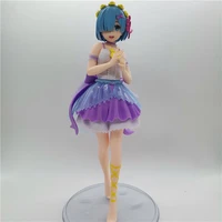 animation re zero starting life in another world action figures 18 rem angel dress collect ornaments pvc model toy