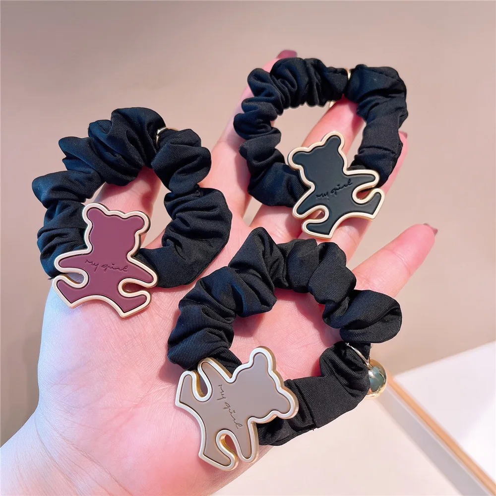 

Женская эластичная резинка для хвоста ручной работы, с рисунком