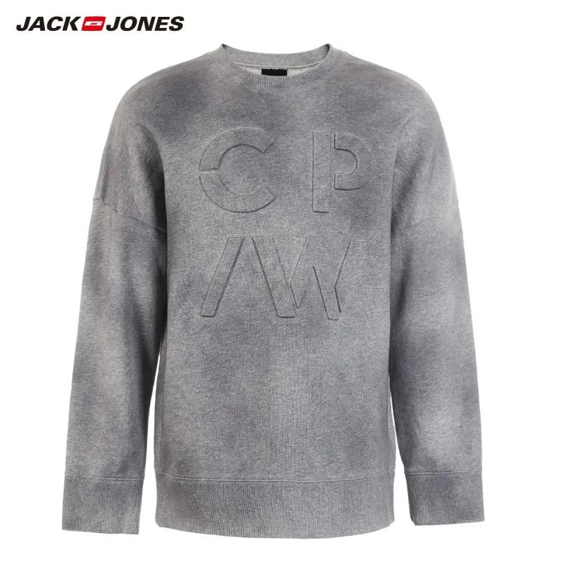 Мужской пуловер JackJones стильная толстовка модного дизайна 219133528|Мужские толстовки