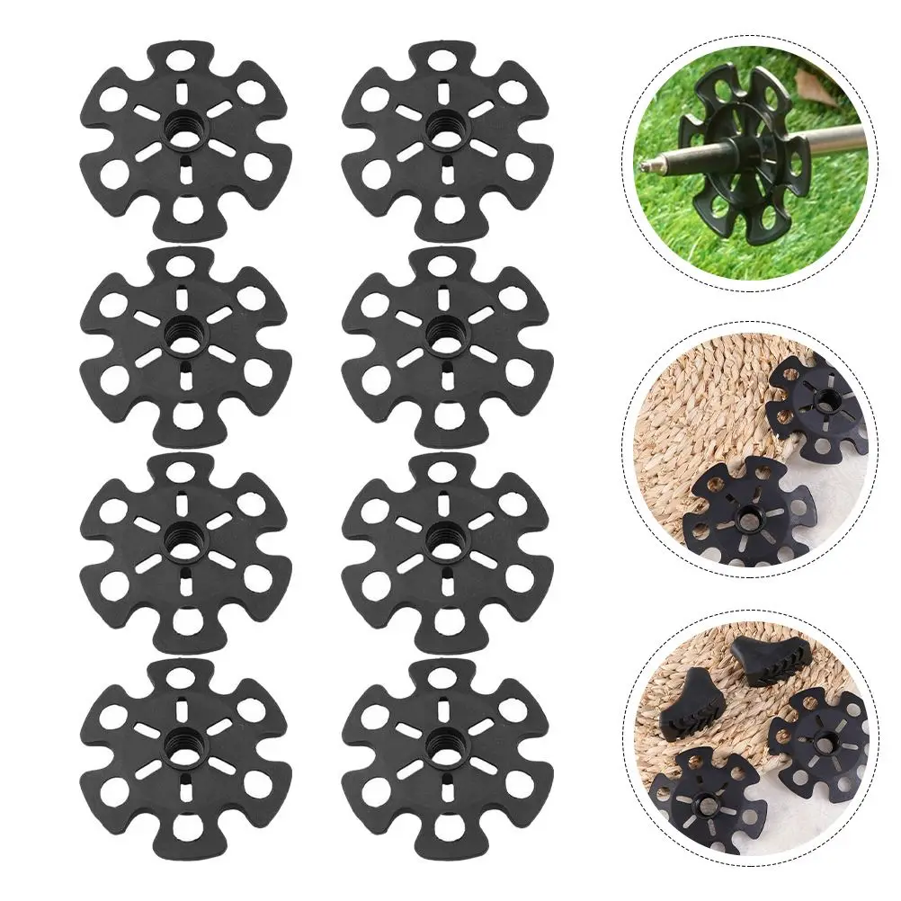 

8pcs Outdoor Anti-skid Premium Trekking Pole Tips Hiking Accessories Trekking Pole Baskets