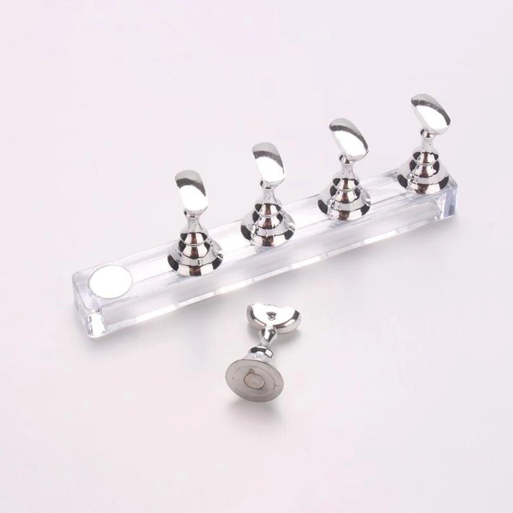 Держатель для маникюра Магнитная подставка акриловая шахматная доска