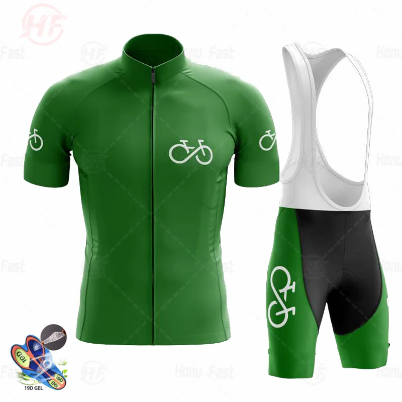 New Bike Men 2021 Summer Cycling Jersey Set Short Sleeve Mountain Uniform Ropa Ciclismo Maillot clothing Suit | Спорт и развлечения