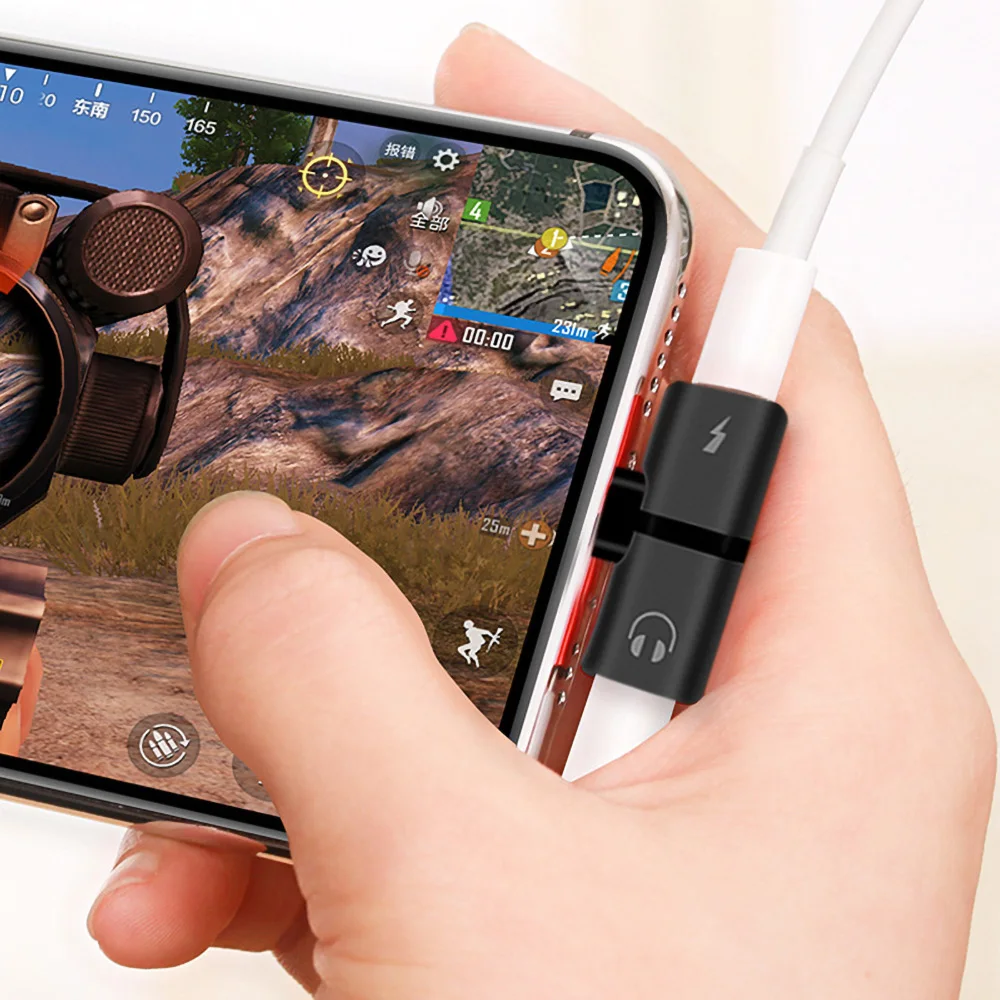 Kebidu 4 в 1 аудио адаптер для iPhone 7 8 Plus X зарядка/аудио музыка зарядное устройство кабель адаптер Разъем для наушников AUX кабель