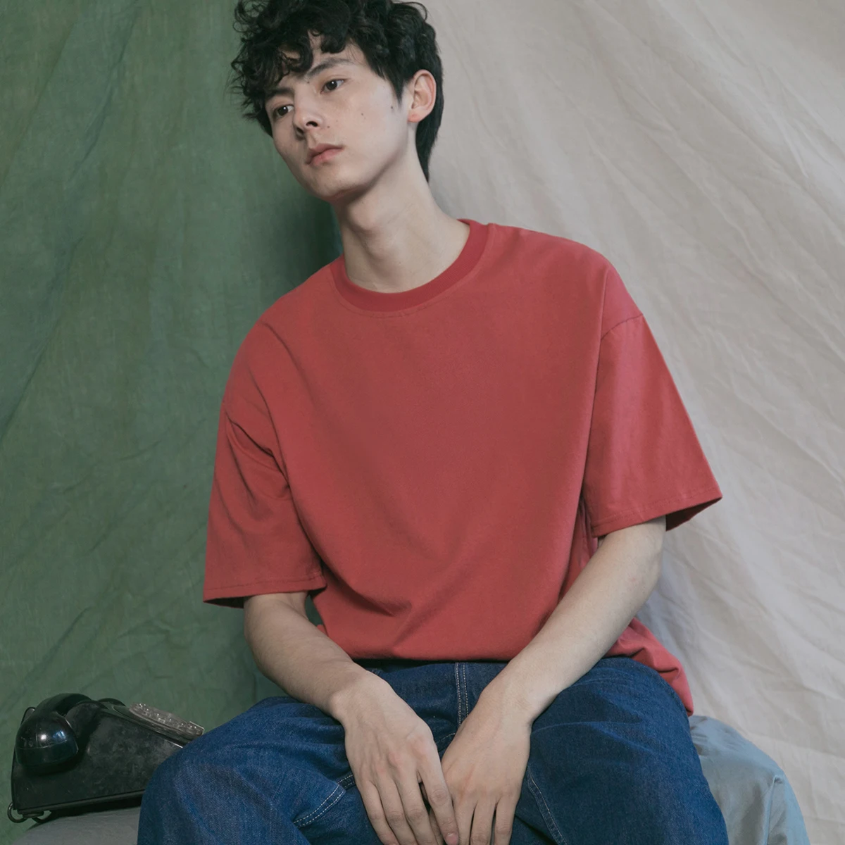 

2021 summer men's fashion trend tee monogram print luxury pure cotton high quality loose T-shirt