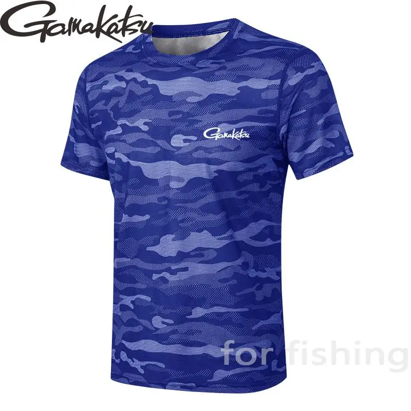 

Gamakatsu Fishing Clothing Outdoor Fishing Shirt Short Sleeve Top Casual Fishing Tshirt Men Breathable Sport Quick Dry t Shirt