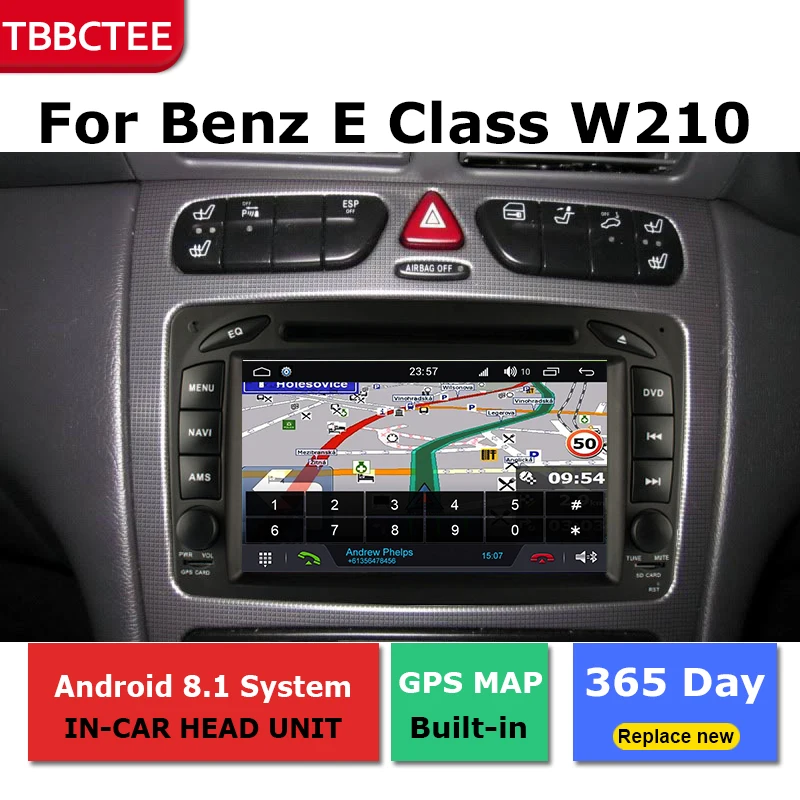 Android автомобильный gps навигатор для Mercedes Benz E Class W210 1995~ 2003 автомобильный dvd-плеер BT, RDS Mlutimedia плеер Navi 2Din WiFi