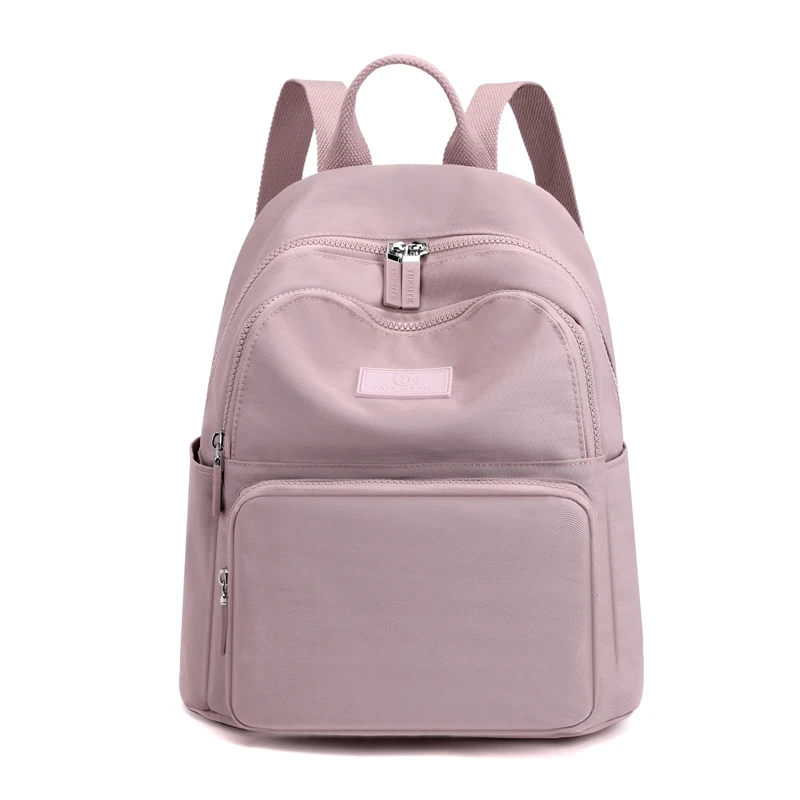 Модный однотонный зеленый рюкзак для женщин, новинка, трендовая школьная сумка для студентов, для отдыха, путешествий, �