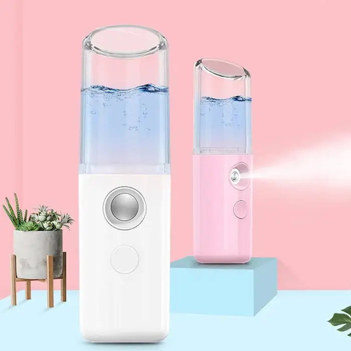 Увлажнитель пара лица нано спрей счетчик воды портативный холодный увлажняющий