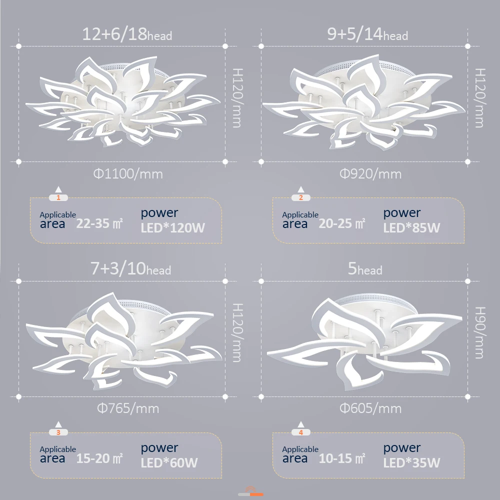 

IRALAN Led Black Chandelier Living Room Bedroom Home Chandelier Decor Led Chandelier Lamp Lighting Fixture by Sala Modern Iron